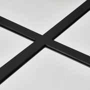 Dutch Black Metal Small Window Panel Wall Mirror - Lighting.co.za