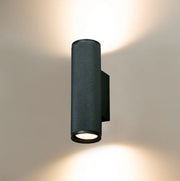 Boston Style 2 Knurled Black | Gold | Bronze Up Down Facing Wall Light - Lighting.co.za