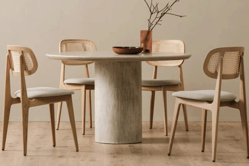 Danish Black | Natural Rattan Dining Chair - Lighting.co.za