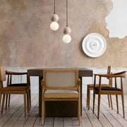 Twins Single Marble and Glass Pendant Light - Lighting.co.za