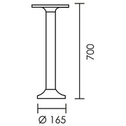 Focal LED Black Outdoor Bollard Light - Lighting.co.za