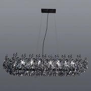 Rialto Smoke Crystal Chandelier - Lighting.co.za