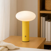 Oliver Lemon | Cream | Sage Green Rechargeable Table Lamp - Lighting.co.za