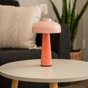 Poppy Pink | Mustard | Dusty Green Rechargeable Table Lamp - Lighting.co.za