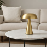 Button Black | Gold | Silver Rechargeable Table Lamp - Lighting.co.za