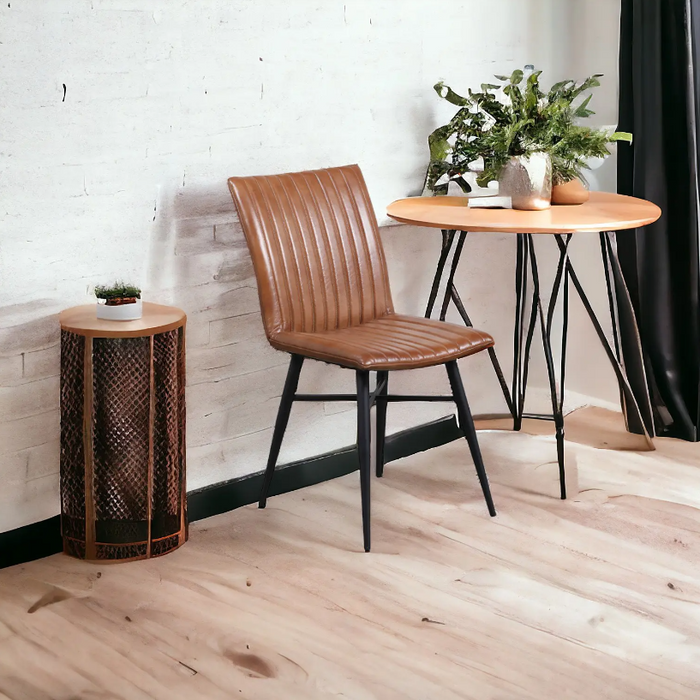 Ultra Stitch Leather Dining Chair