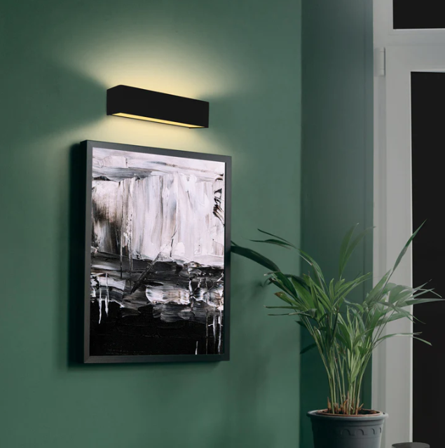 Cosi Black | White Up Down LED Wall Light 2 Sizes DIM - Lighting.co.za