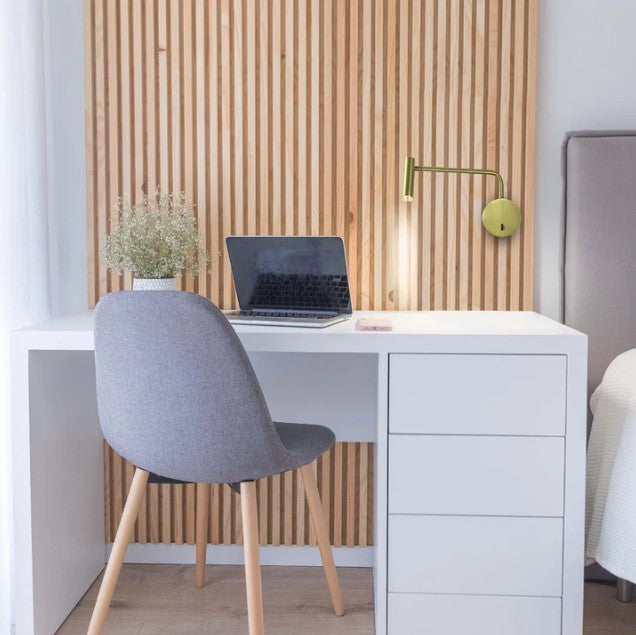 Spillo Adjustable Arm Black | Gold | White LED Wall Light - Lighting.co.za