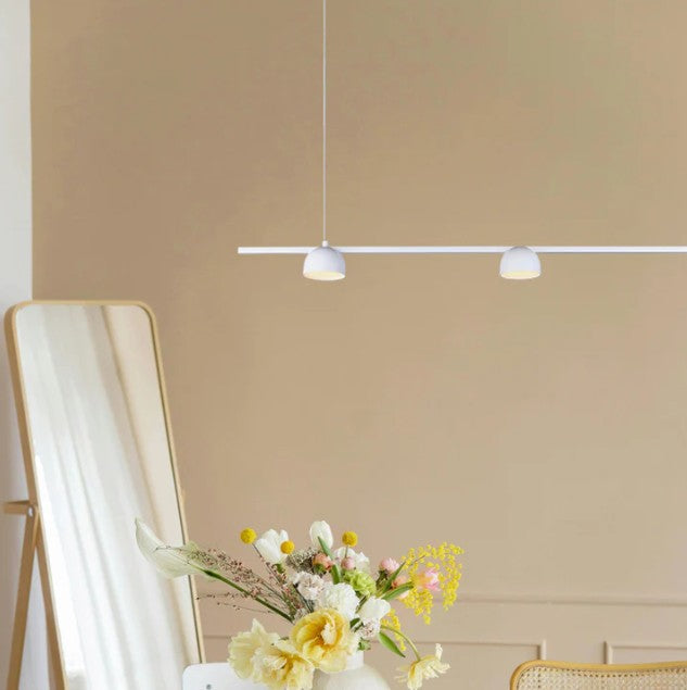 Dallas 1000 Black | Gold | White Linear LED Pendant Light - Lighting.co.za