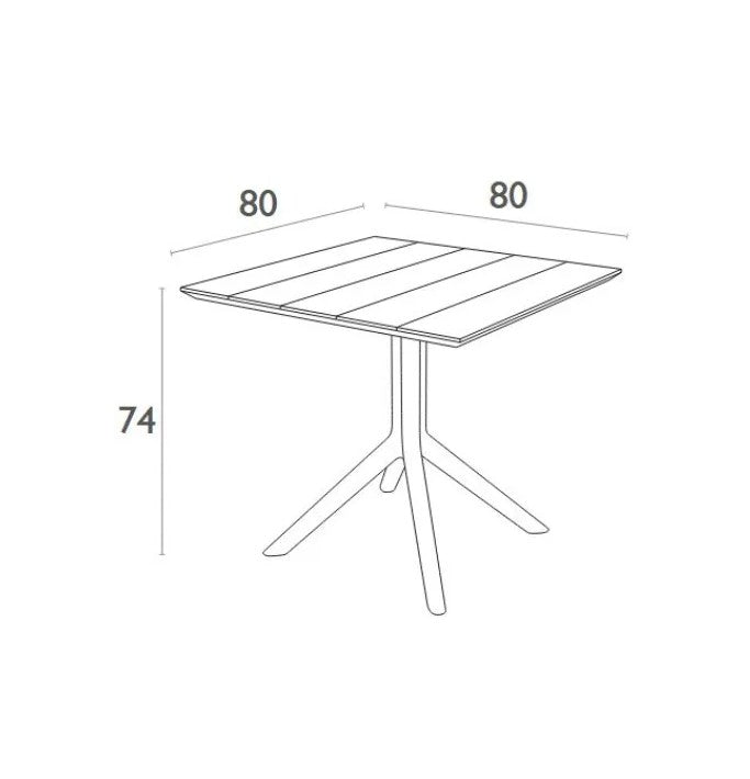 Paris 80 Dining Table - Lighting.co.za
