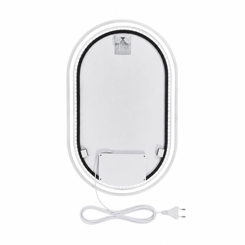 Solana Pill Frameless Front and Backlit CCT LED Bathroom Mirror