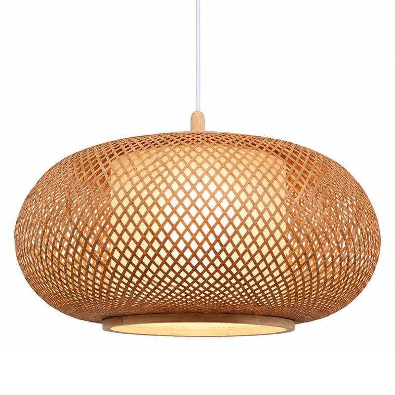 Solea Natural Rattan Bamboo Pendant Light with Inner Shade - Pendant Light - Lighting.co.za