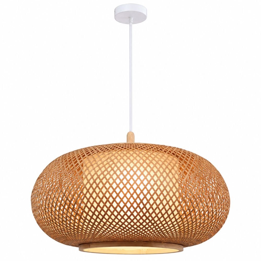 Solea Natural Rattan Bamboo Pendant Light | Lighting.co.za