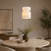 Strata Style 2 Small White Glass LED Pendant Light - Pendant Light - Lighting.co.za
