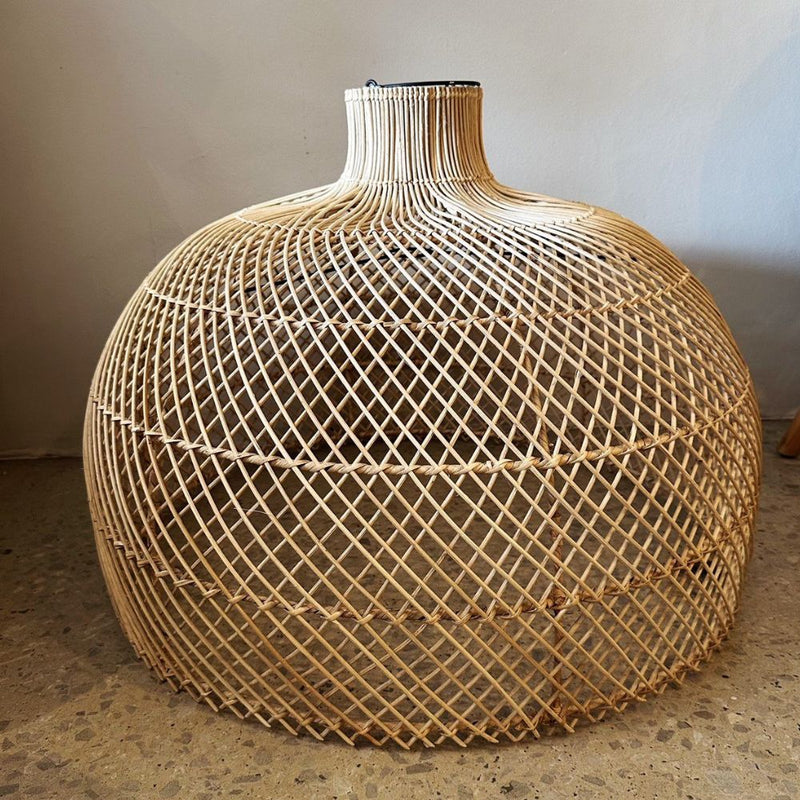 Swazi Large Natural Rattan Pendant Light