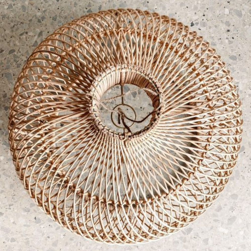 Swazi Medium Natural Rattan Pendant Light