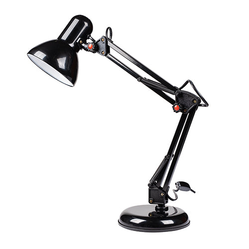 Office Black or Red Adjustable Study Lamp - Lighting.co.za