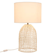 Zanie Natural Woven Rope Table Lamp with Shade - Lighting.co.za