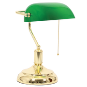 Bankers Lamp with Pull Switch - Lighting.co.za