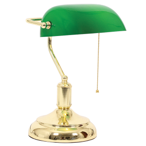 Bankers Lamp with Pull Switch - Lighting.co.za