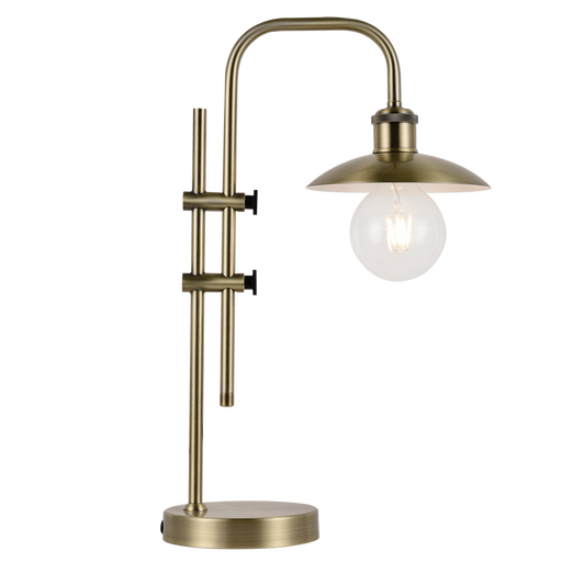 Finley Antique Brass Table Lamp - Lighting.co.za