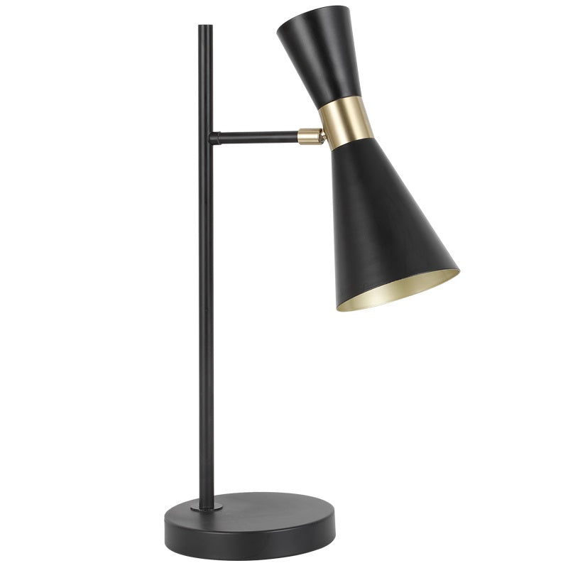 Clarkson Black and Gold Table Lamp - Lighting.co.za