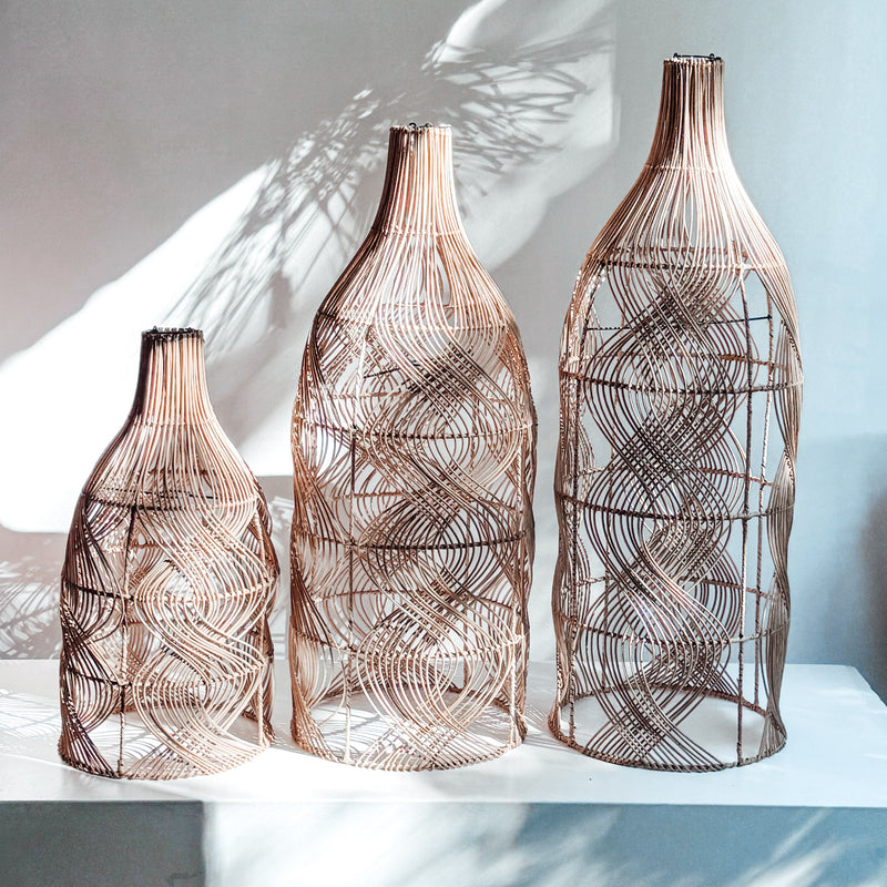 Vineyard Natural Rattan Pendant Light 3 Sizes - Lighting.co.za