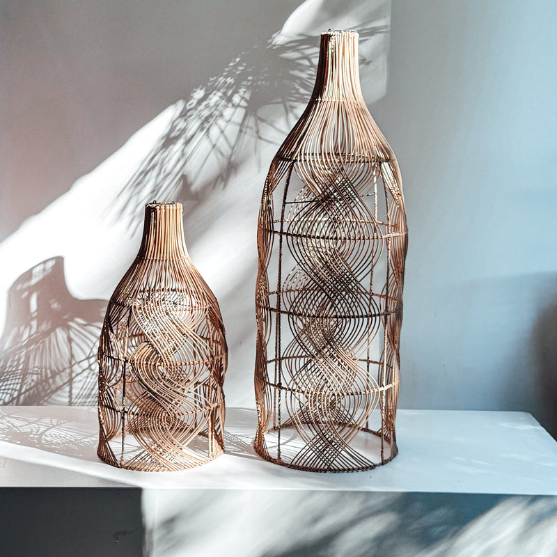 Vineyard Natural Rattan Pendant Light 3 Sizes - Lighting.co.za