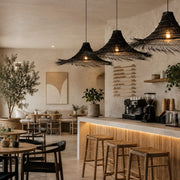 Tahiti Natural Rattan Flexi Cane Pendant Light 2 Sizes - Pendant Light - Lighting.co.za