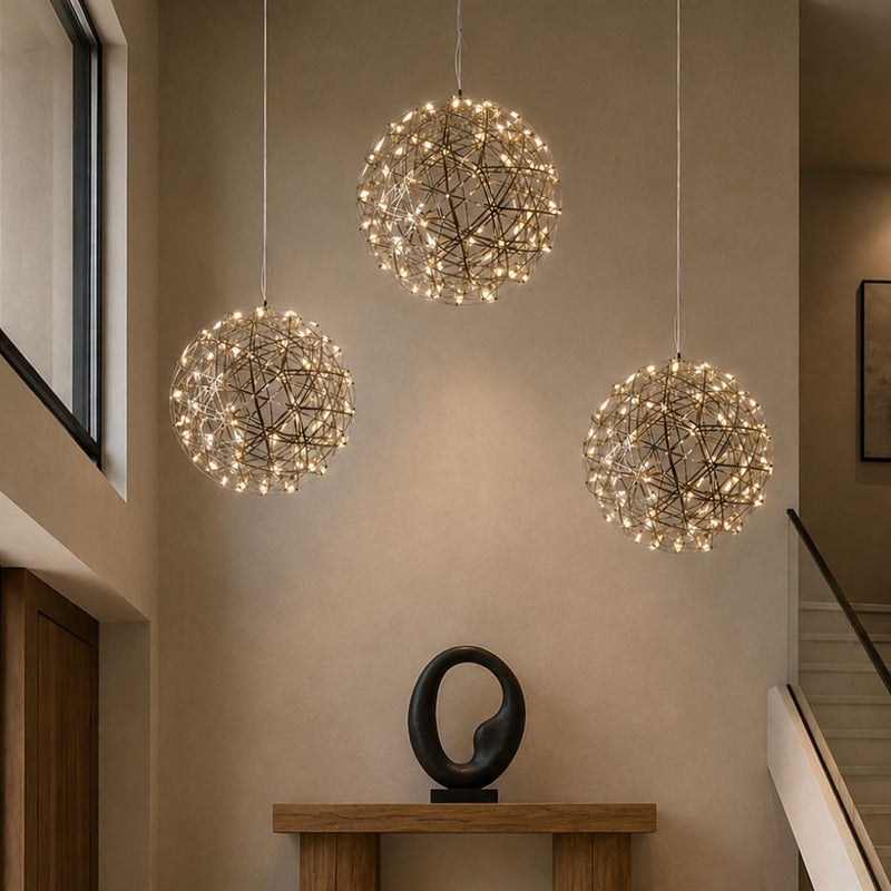 Tangle Stainless Steel LED Fuse Large Pendant Light 2 Options - Pendant Light - Lighting.co.za