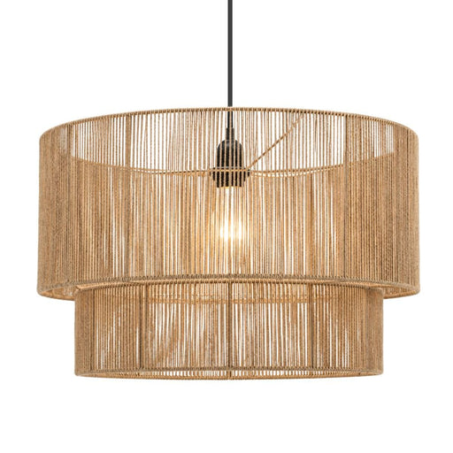 Tiana Double Drum Rattan Pendant Light - Pendant Light - Lighting.co.za