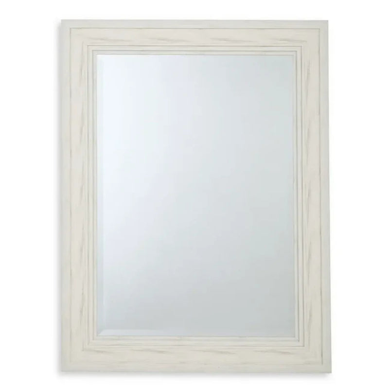 Tide Sandstone White Wash Wall Mirror