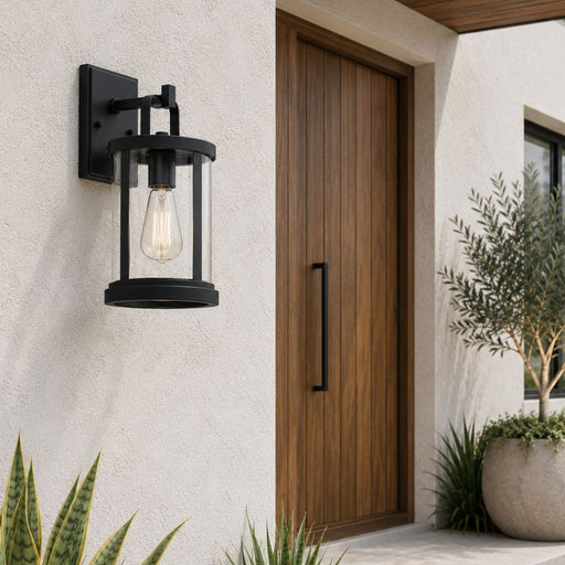 Titan Black Outdoor Lantern Wall Light - Outdoor Wall Light - Lighting.co.za