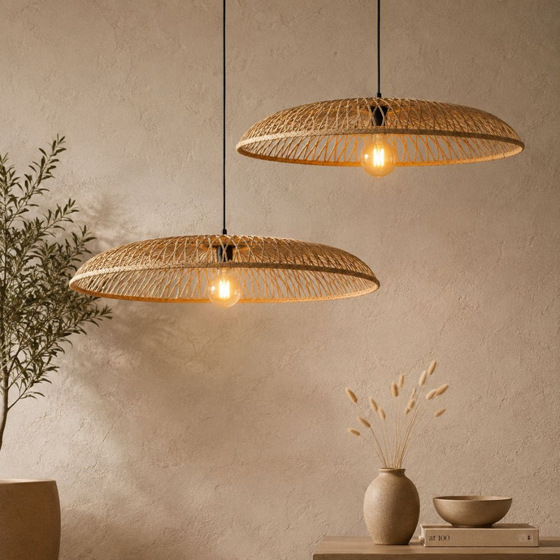 Hayes Large Natural Rattan Pendant Light - Pendant Light - Lighting.co.za