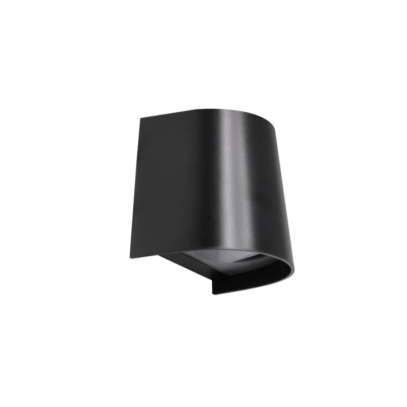 Varia 1 GU10 Down Facing Black | White Outdoor Wall Light - Lighting.co.za