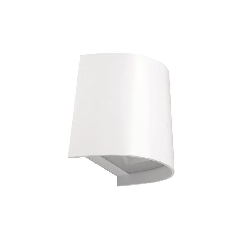 Varia 1 GU10 Down Facing Black | White Outdoor Wall Light - Lighting.co.za