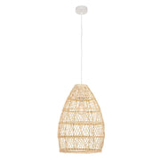 Vedera Long Natural Rattan Pendant Light - Pendant Light - Lighting.co.za