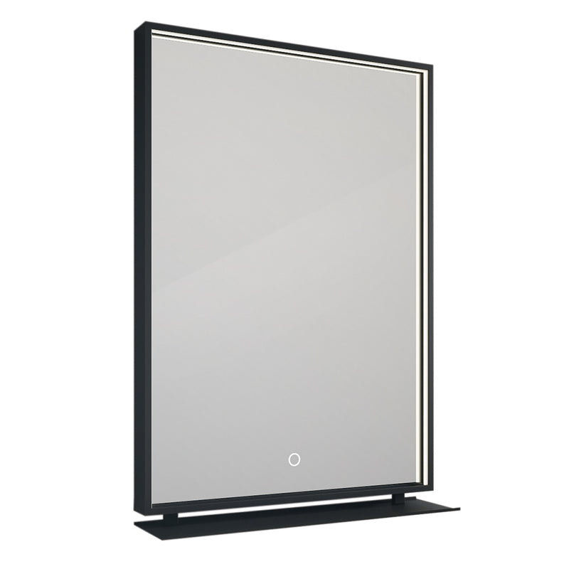 Gerard Black Rectangular LED Bathroom Mirror Wall Light - Lighting.co.za