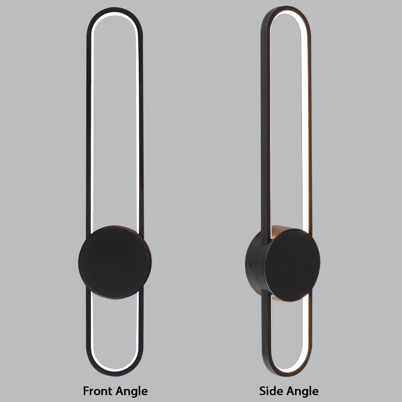 Locke Black CCT LED Wall Light