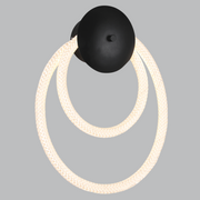 Tubo Black and Flex White Rope CCT LED Wall Light - Lighting.co.za