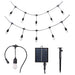 Solar Powered LED Outdoor String Lights with Panel - Lighting.co.za