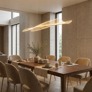 Wave Gold and Clear LED Pendant Light - Pendant Light - Lighting.co.za