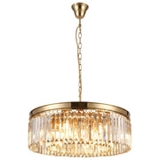 Westhouse Gold Round Clear Crystal Chandelier - Chandelier - Lighting.co.za