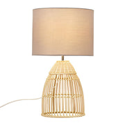 Wick Natural Woven Rope Table Lamp with Shade - Table Lamp - Lighting.co.za