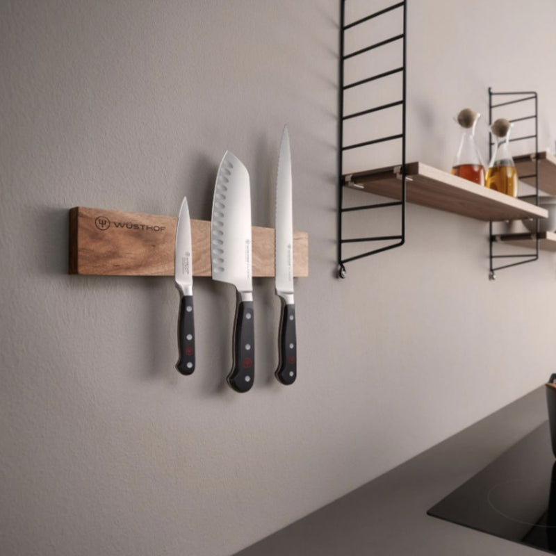 Wusthof Wall-Mount Magnetic Knife Bar 30cm Acacia - Knife Storage - Lighting.co.za