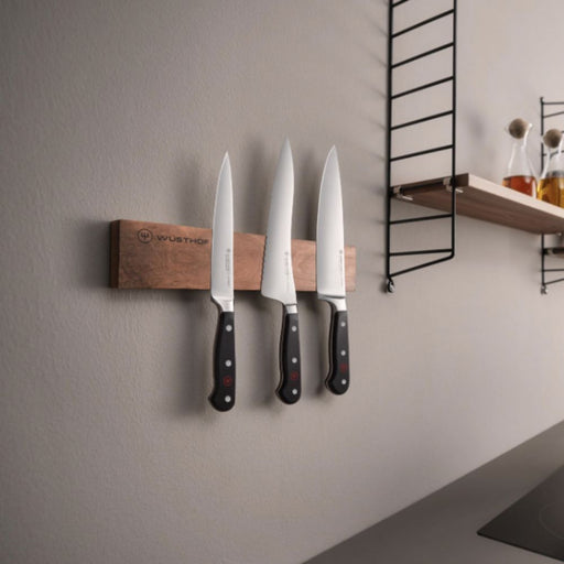 Wusthof Wall-Mount Magnetic Knife Bar 30cm Walnut - Knife Storage - Lighting.co.za