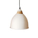 Fluid Textured Off White with Wood Pendant Light - Lighting.co.za