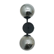 Zest Art Deco 2 Light Black or Gold Glass Wall Light - Lighting.co.za