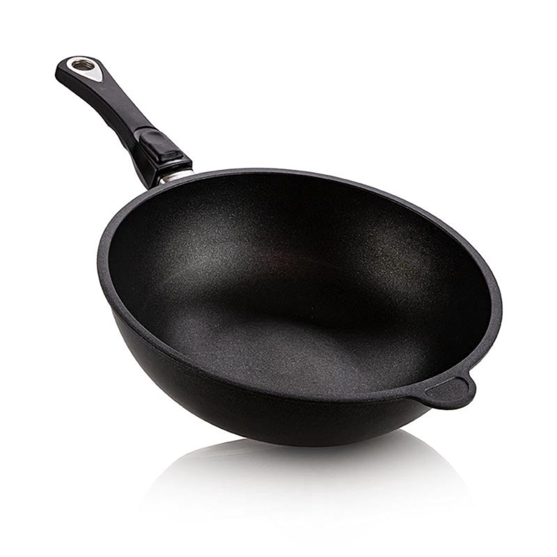 AMT Wok 28cm with long Handle - Lighting.co.za