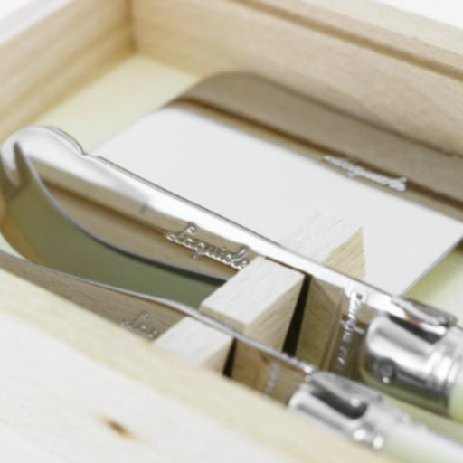 Andre Verdier Classique Cheese Set, Set of 3 - Ivory - Lighting.co.za